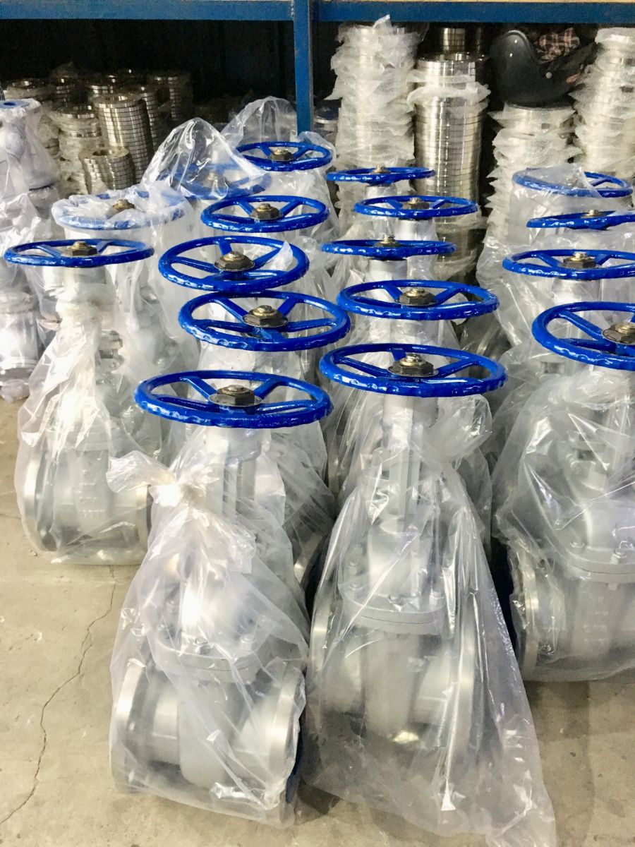 van cửa inox nối bích jis10k